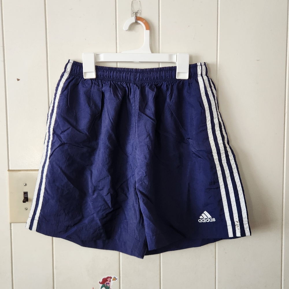 Men's Adidas Navy Blue Athletic Shorts Size M